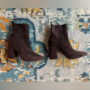 Steve Madden Dark Brown Heeled Boots